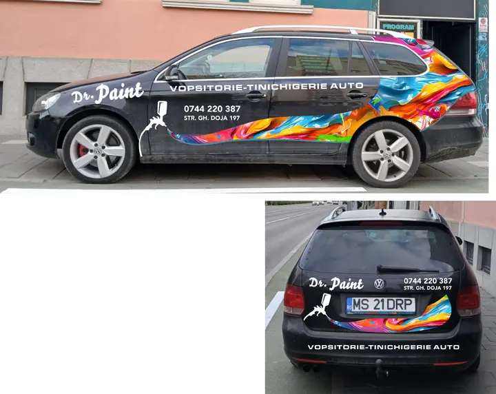 Mașina colorată Doctor Paint