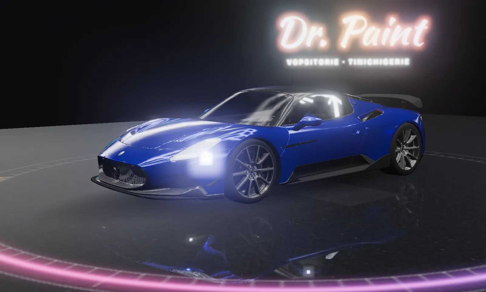 Mașină reparată și revopsită în atelierul Doctor Paint